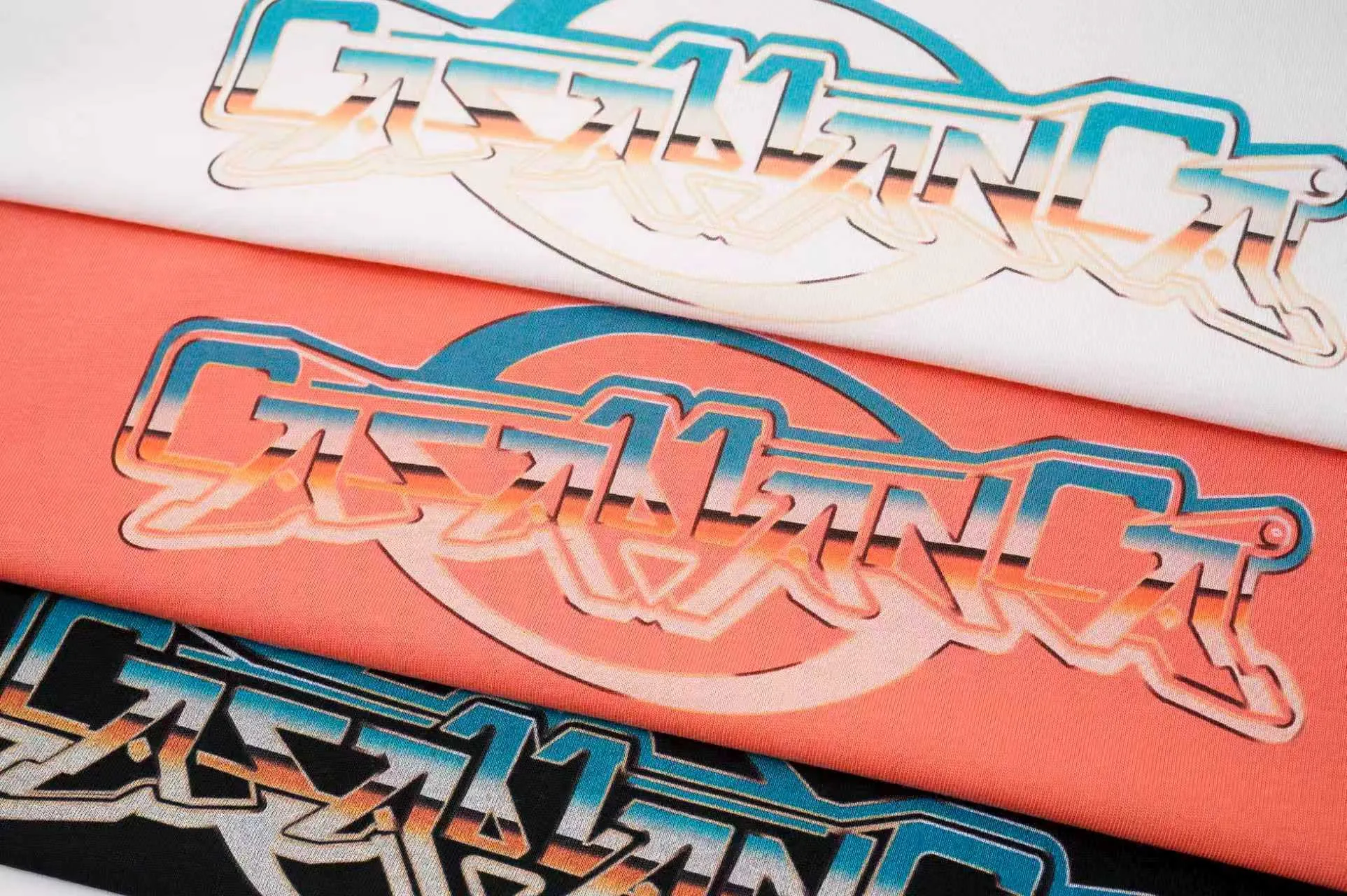 "𝙉𝙚𝙬♈️ Casablanca"🏖Casablanca 25th Autumn and Winter New Arrival letter logo white ink direct injection process, no touch short-sleeved T-shirt, made of 32 grams of dense double yarn cotton fabric, the fabric is soft. Color: Black White Orange Size: S M L XL 2XL